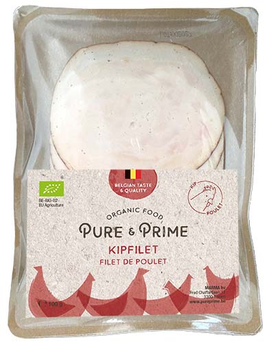 Pure & Prime Filet de poulet bio 100g